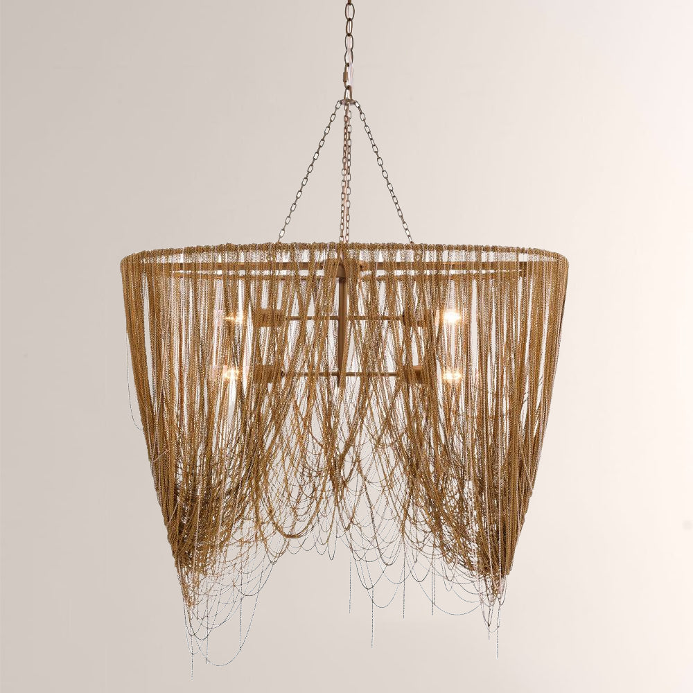 Lindsay Oval Chains Chandelier - XYlight