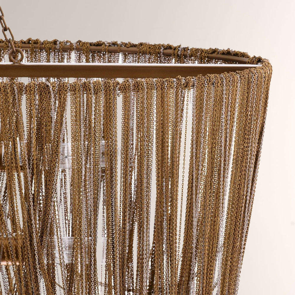 Lindsay Oval Chains Chandelier - XYlight