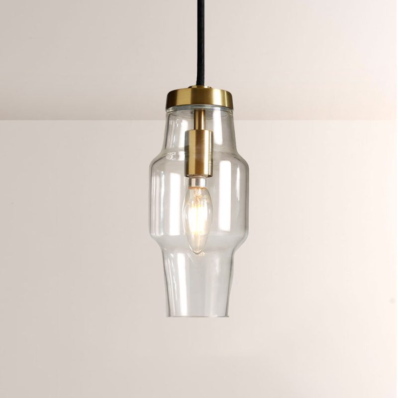 Lumi Clear Glass Pendant