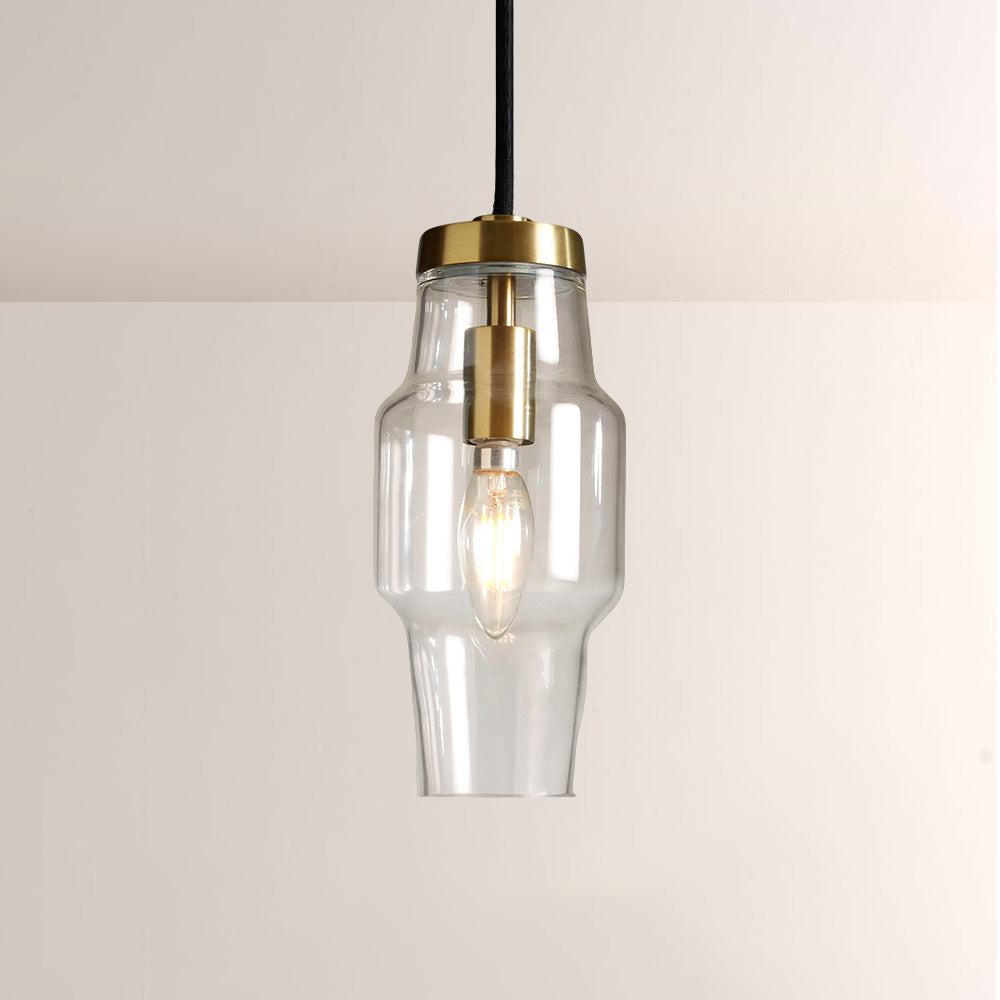 Lumi Clear Glass Pendant - XYlight