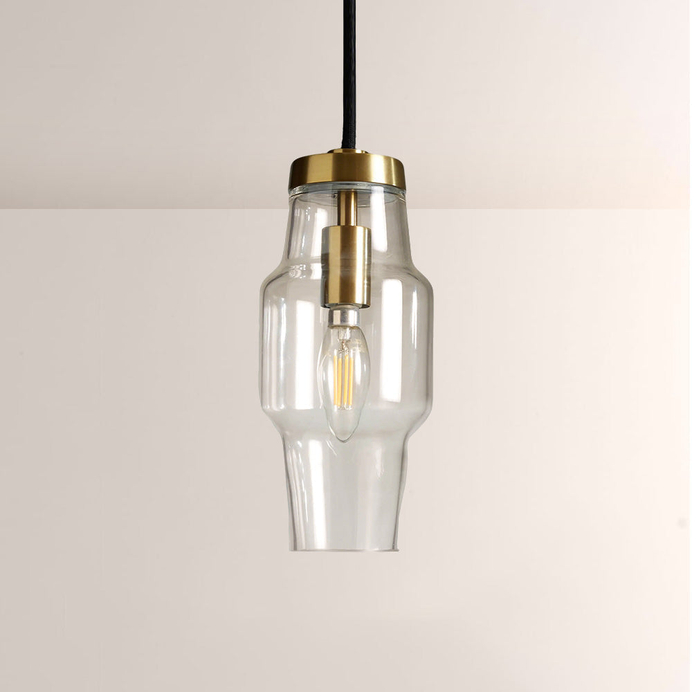 Lumi Clear Glass Pendant - XYlight