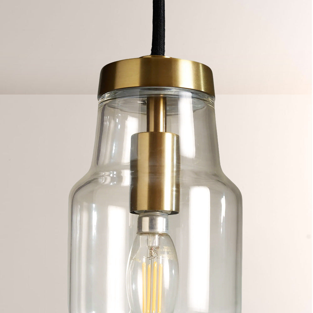 Lumi Clear Glass Pendant - XYlight