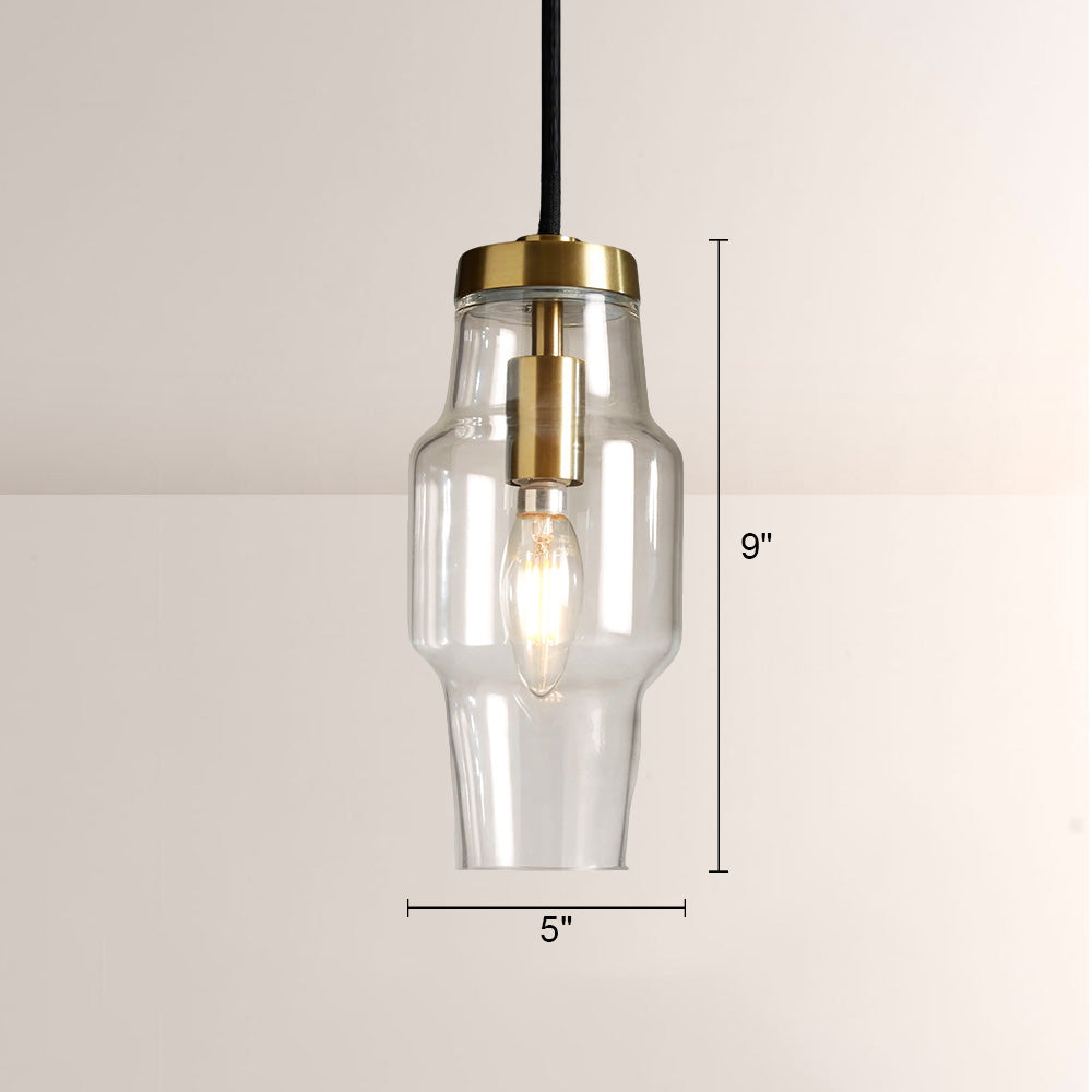 Lumi Clear Glass Pendant - XYlight