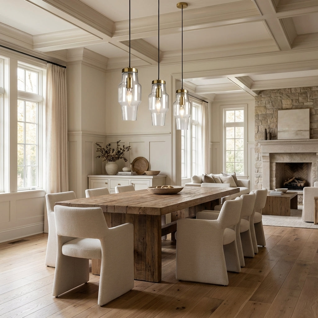 Lumi Clear Glass Pendant - XYlight