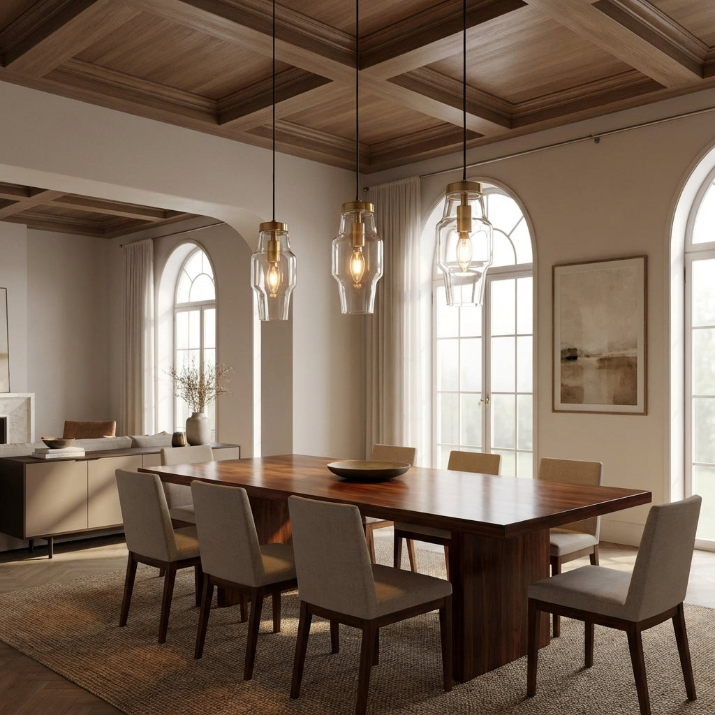 Lumi Clear Glass Pendant - XYlight
