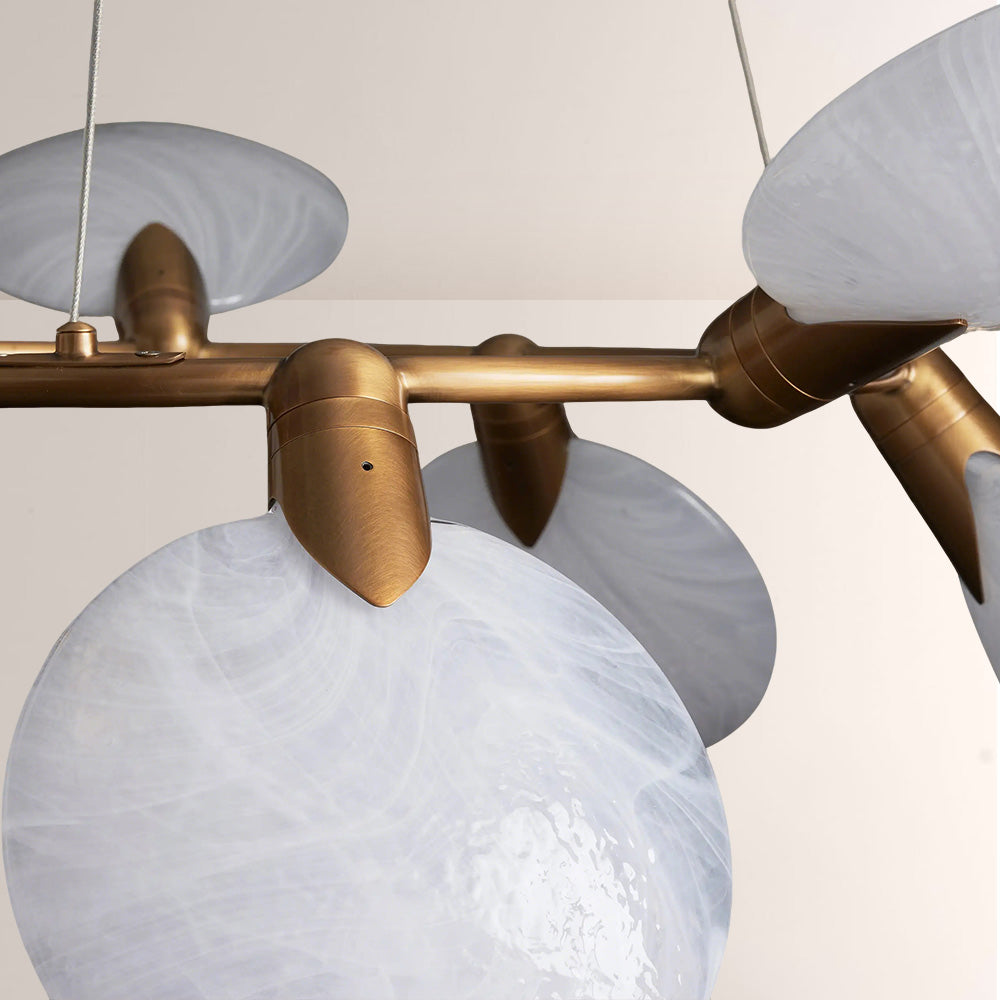 Lylam Glass Round Chandelier - XYlight