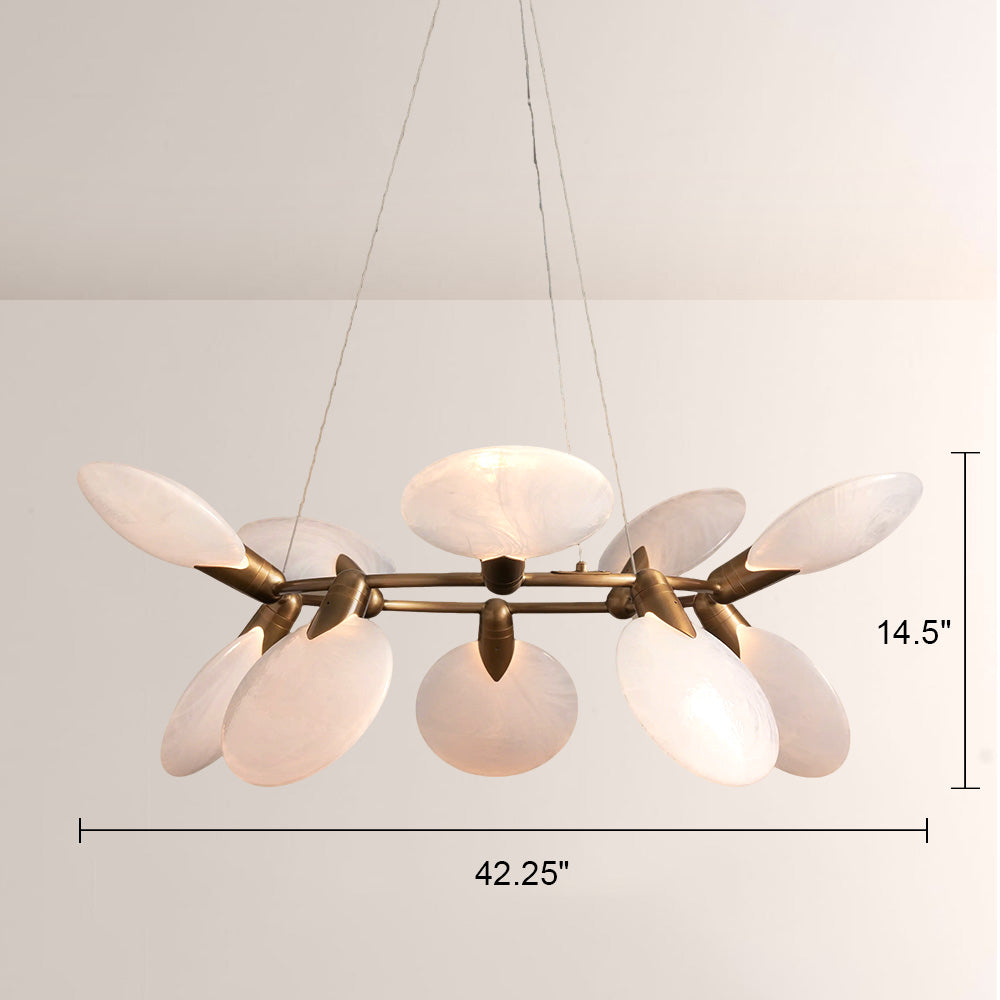 Lylam Glass Round Chandelier - XYlight