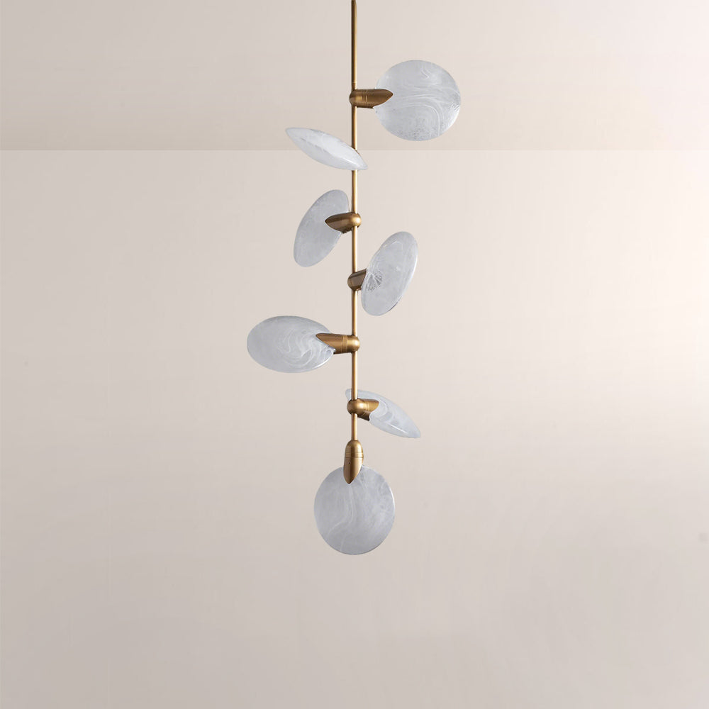 Lylo Nautilus Glass Disc Pendant - XYlight