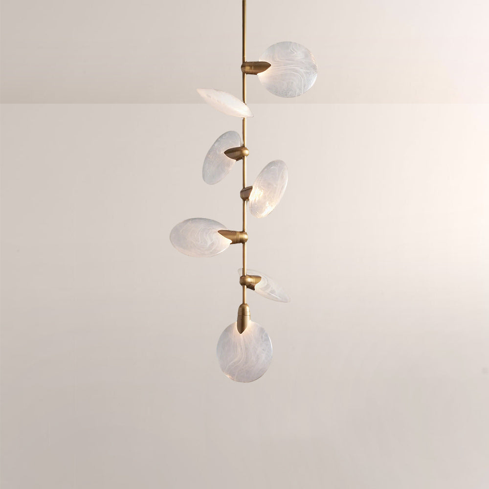 Lylo Nautilus Glass Disc Pendant - XYlight