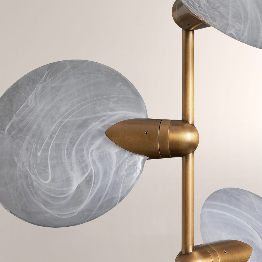 Lylo Nautilus Glass Disc Pendant - XYlight