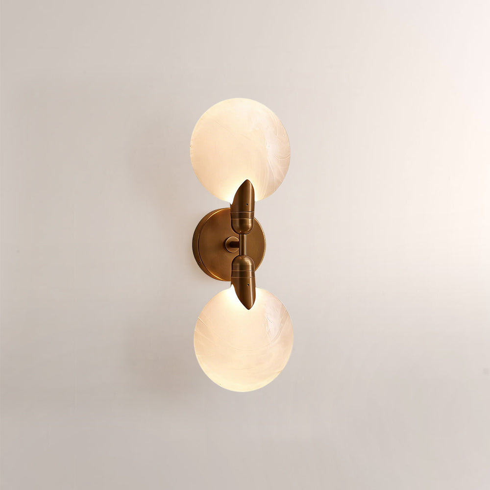 Lylo Textured Glass Double Wall Sconce - XYlight