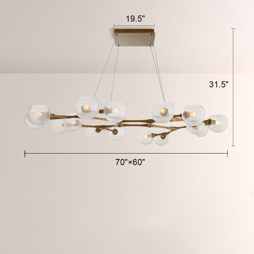 Mahowald Fixed Chandelier - XYlight