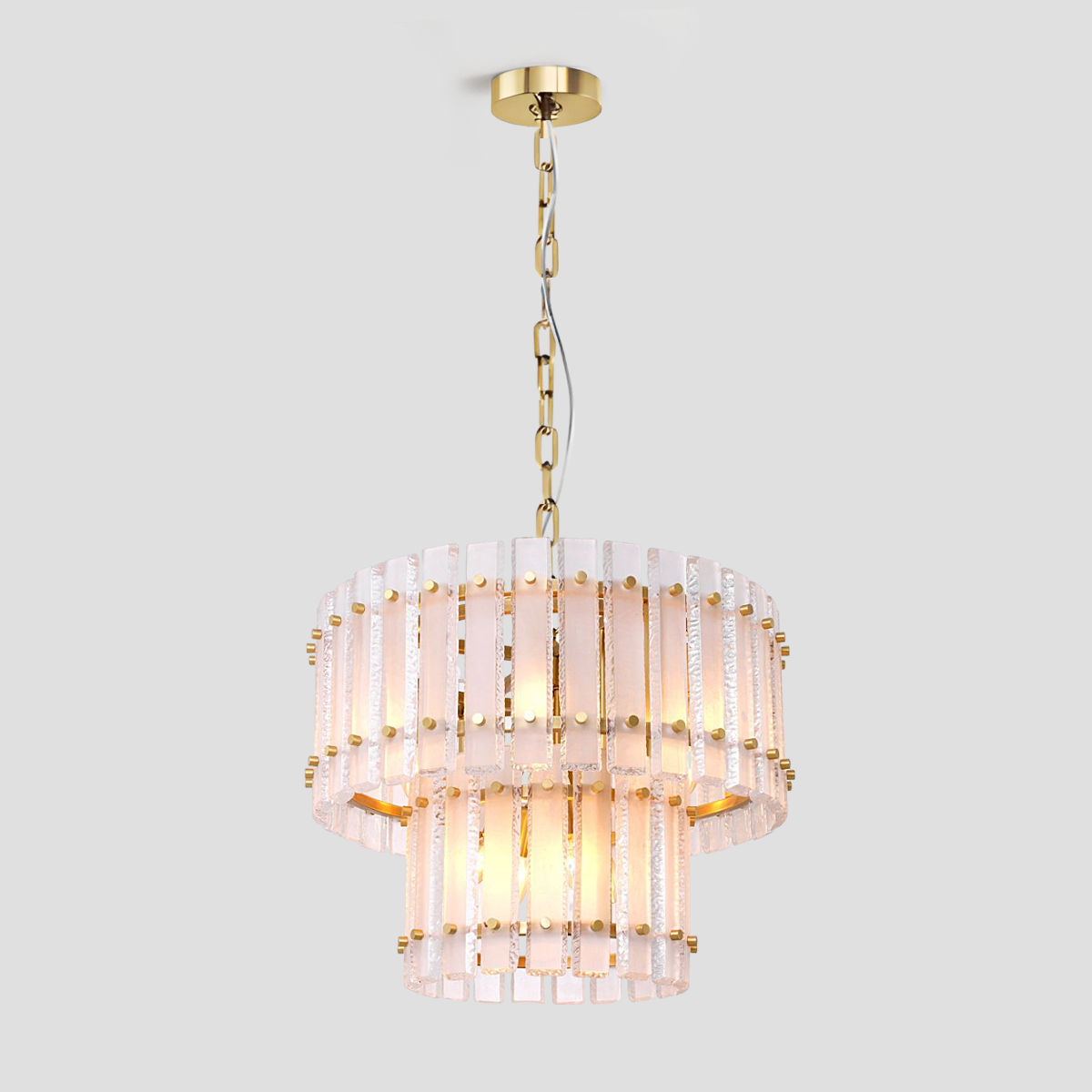 Mara Round Glass Chandelier - XYlight
