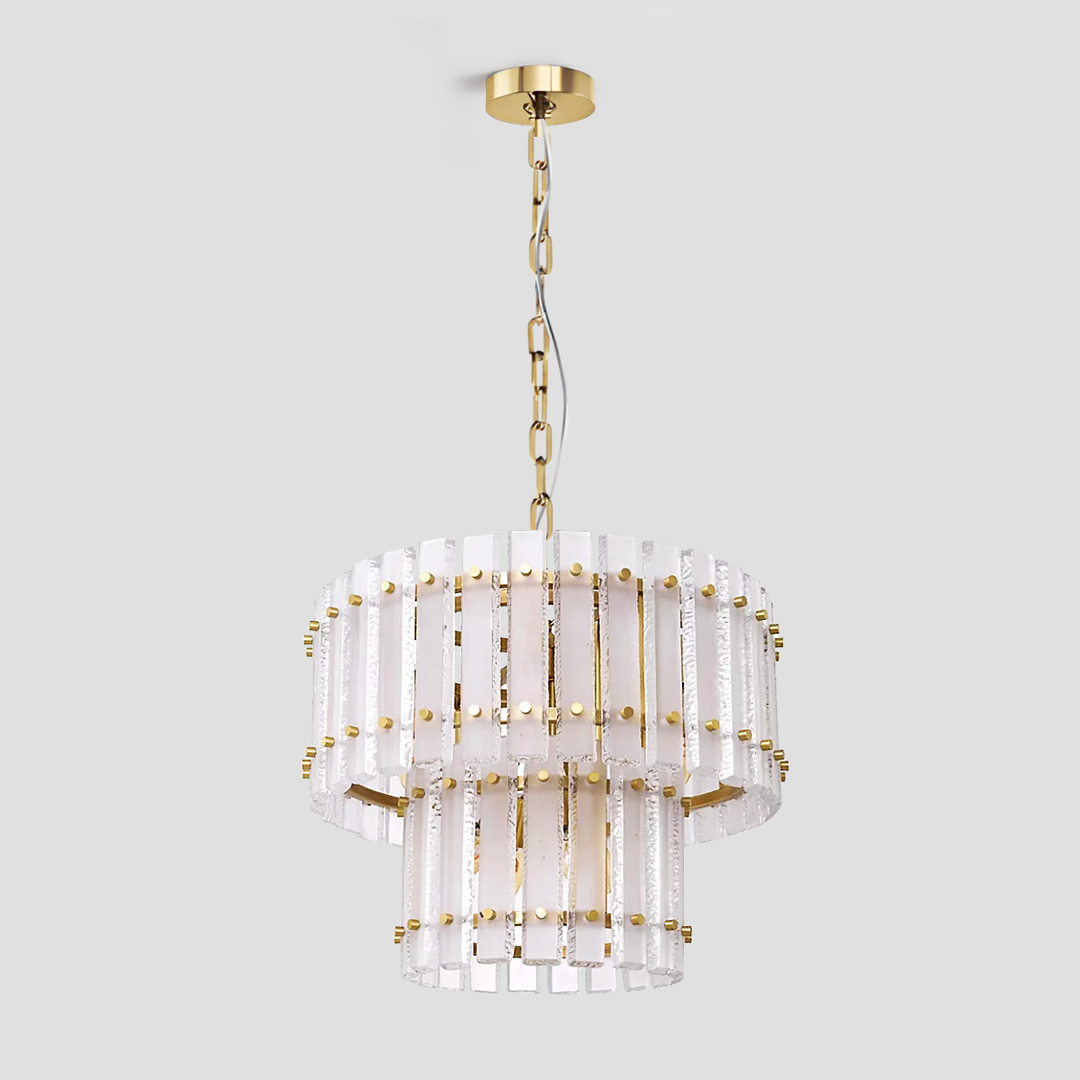 Mara Round Glass Chandelier - XYlight