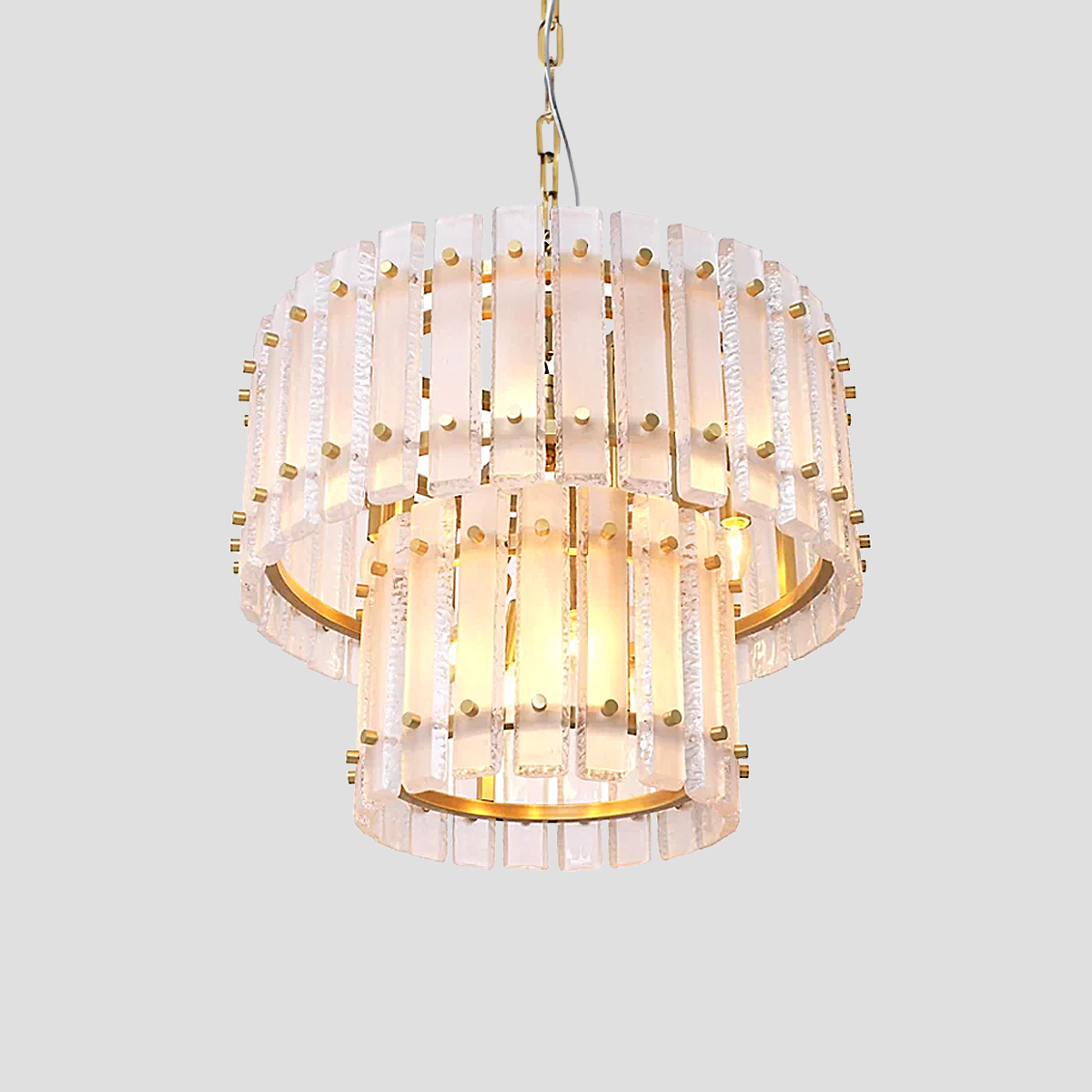 Mara Round Glass Chandelier - XYlight