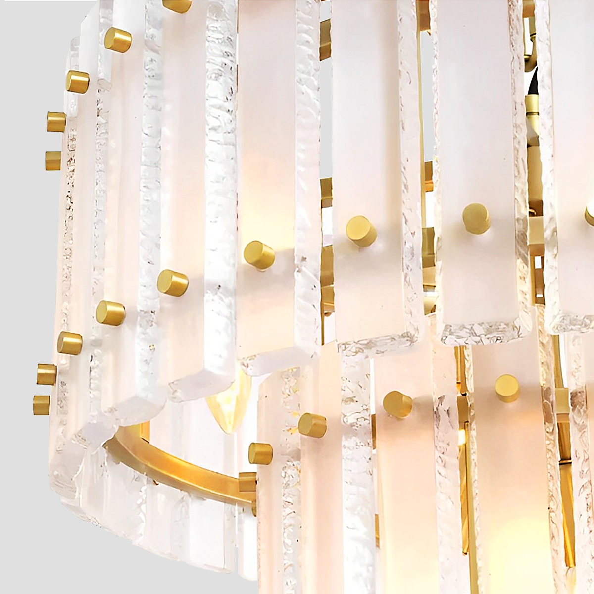 Mara Round Glass Chandelier - XYlight