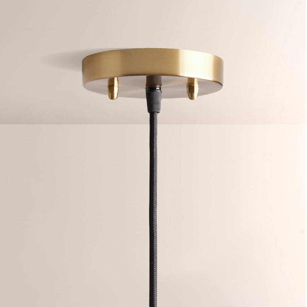 Matilde Palm Leaf & Brass Pendant - XYlight