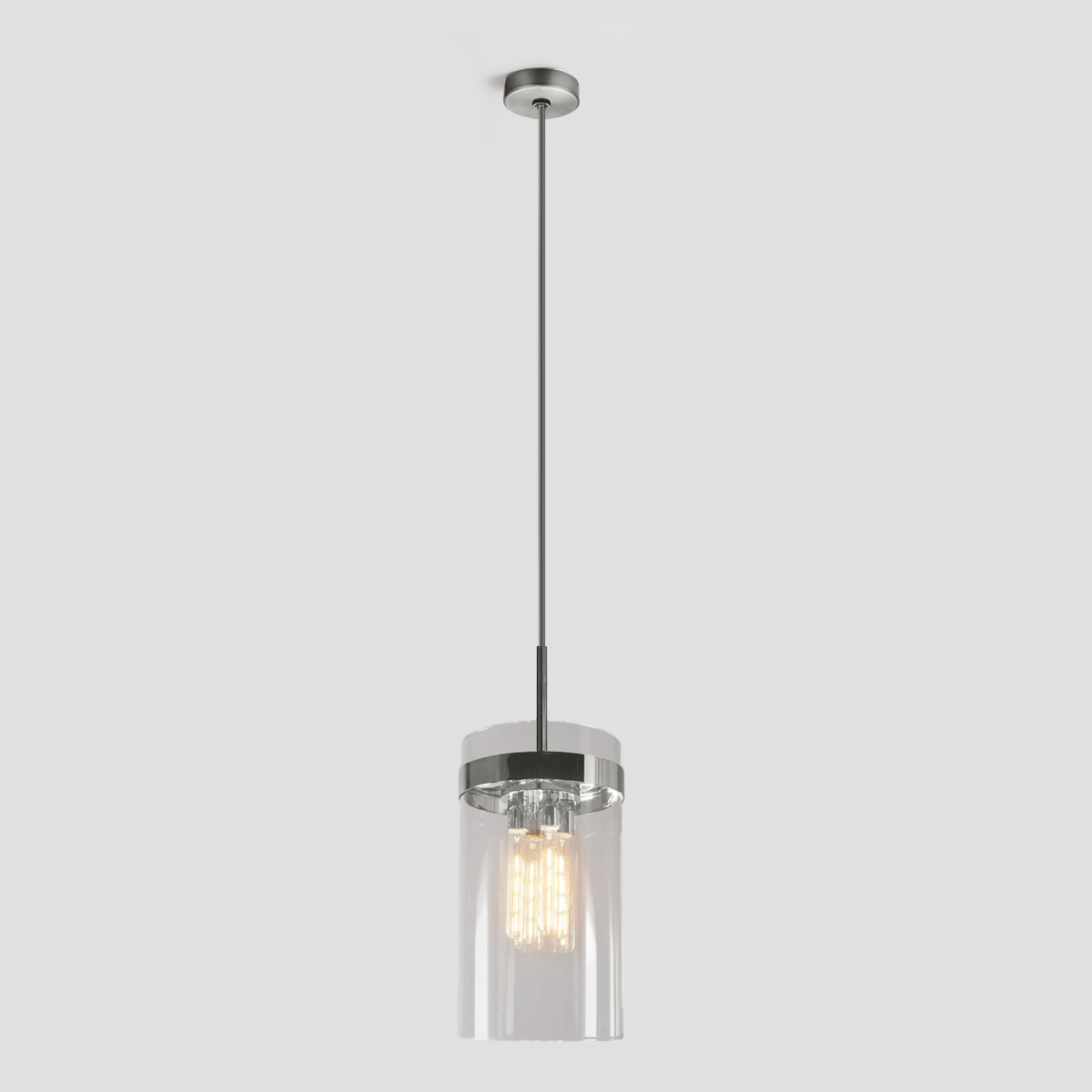 Mecivane Cylindrical Glass Pendant - XYlight
