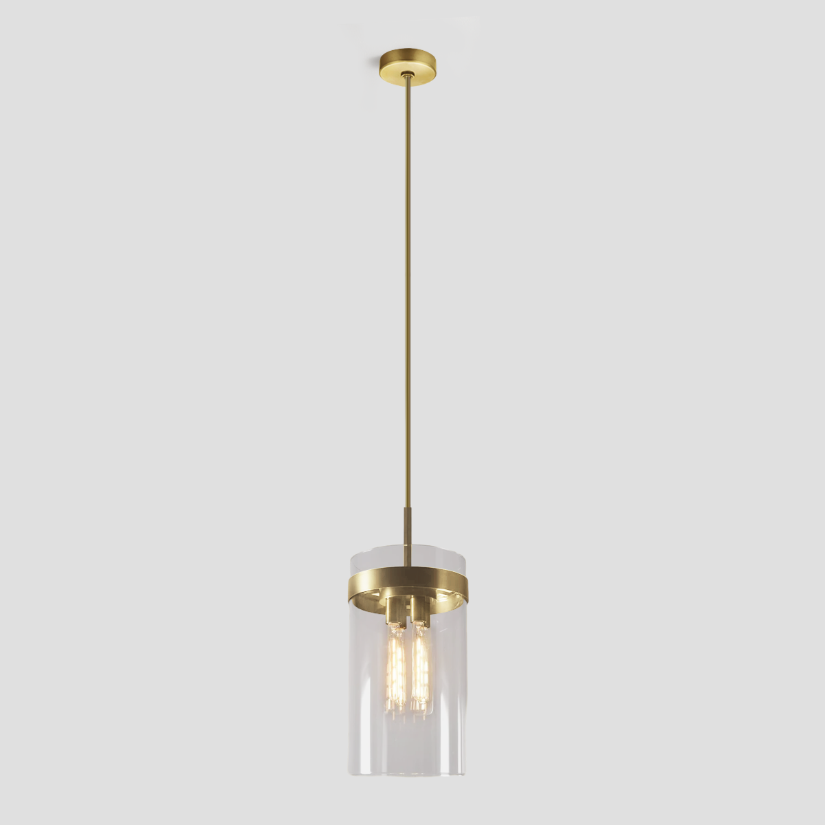 Mecivane Cylindrical Glass Pendant - XYlight