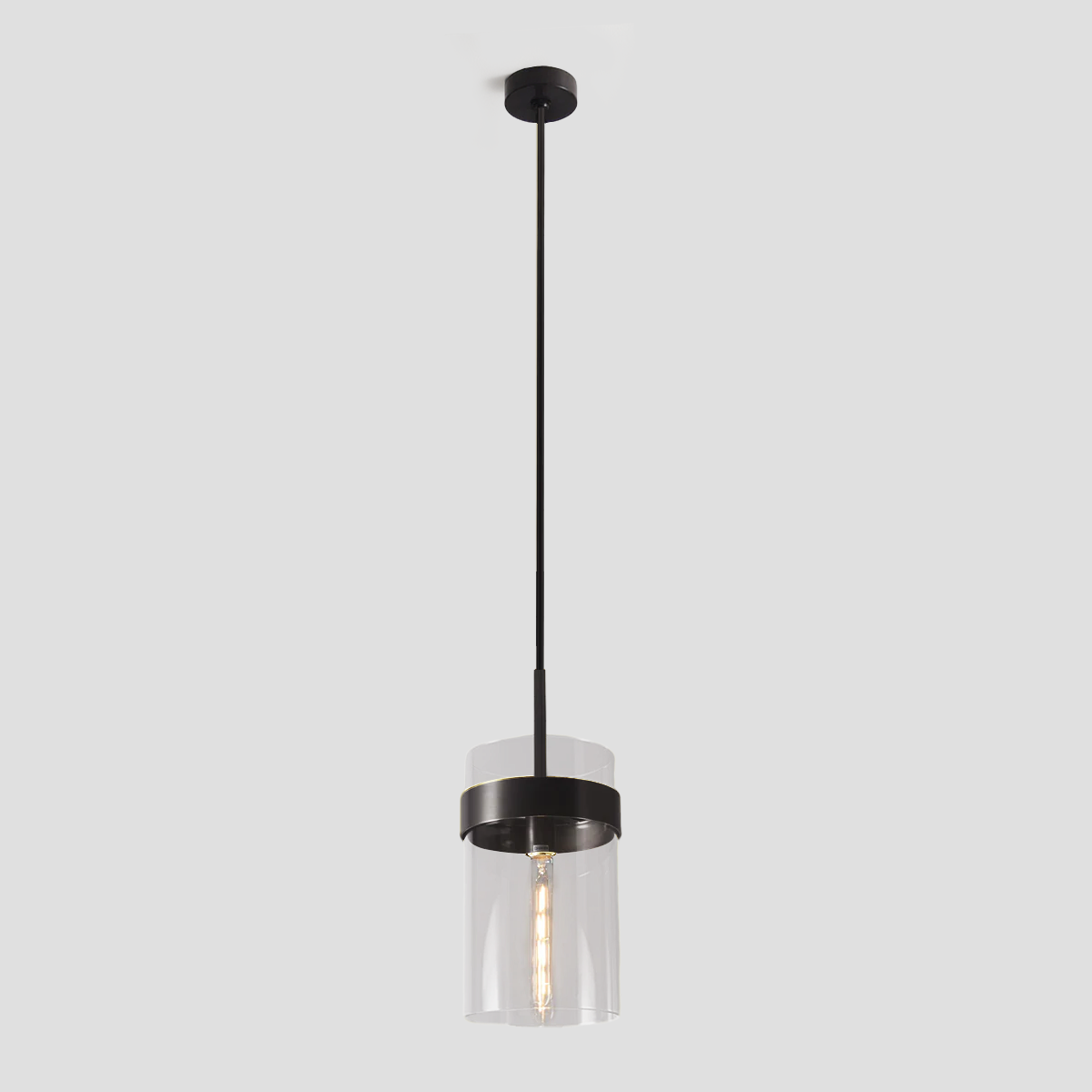 Mecivane Cylindrical Glass Pendant - XYlight