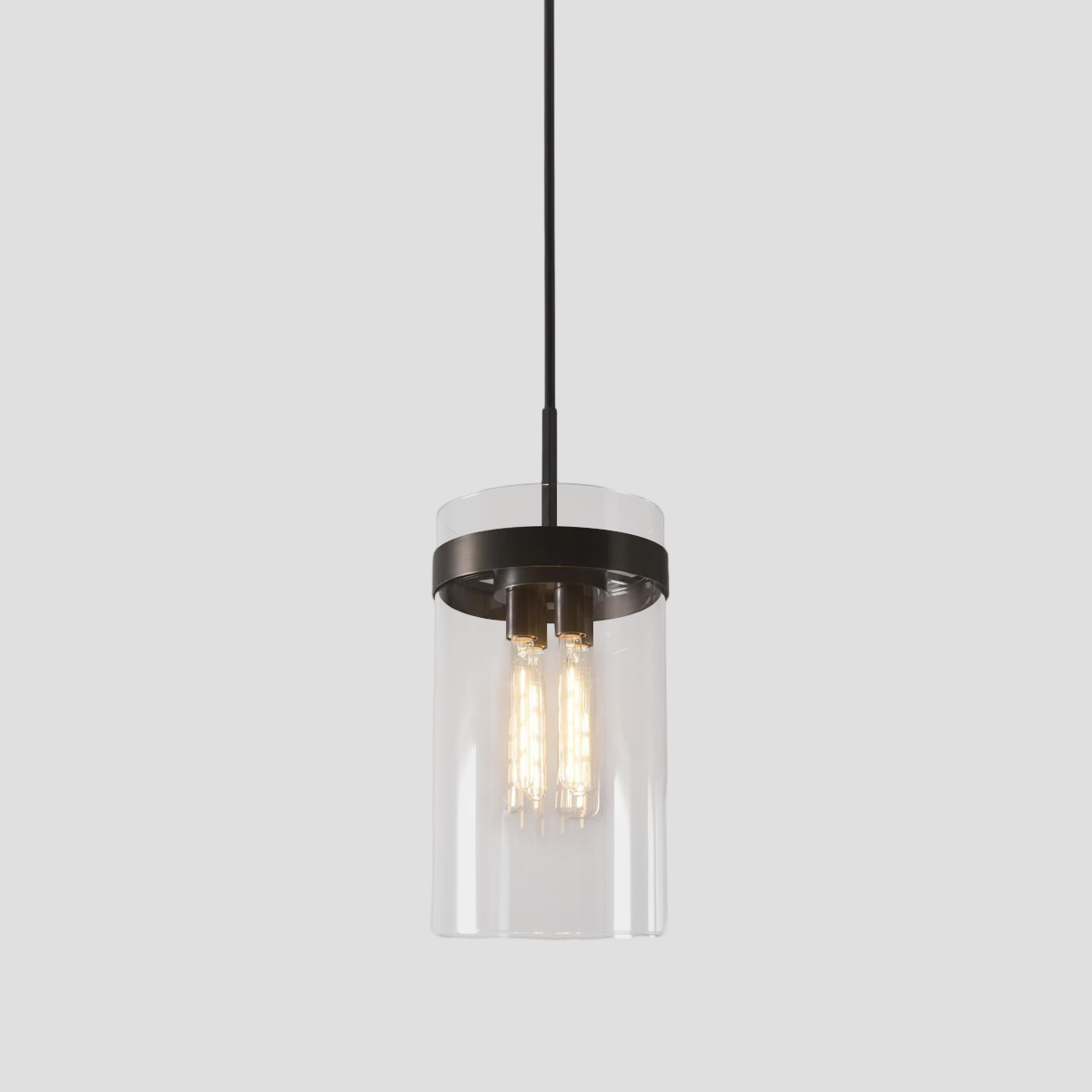 Mecivane Cylindrical Glass Pendant - XYlight