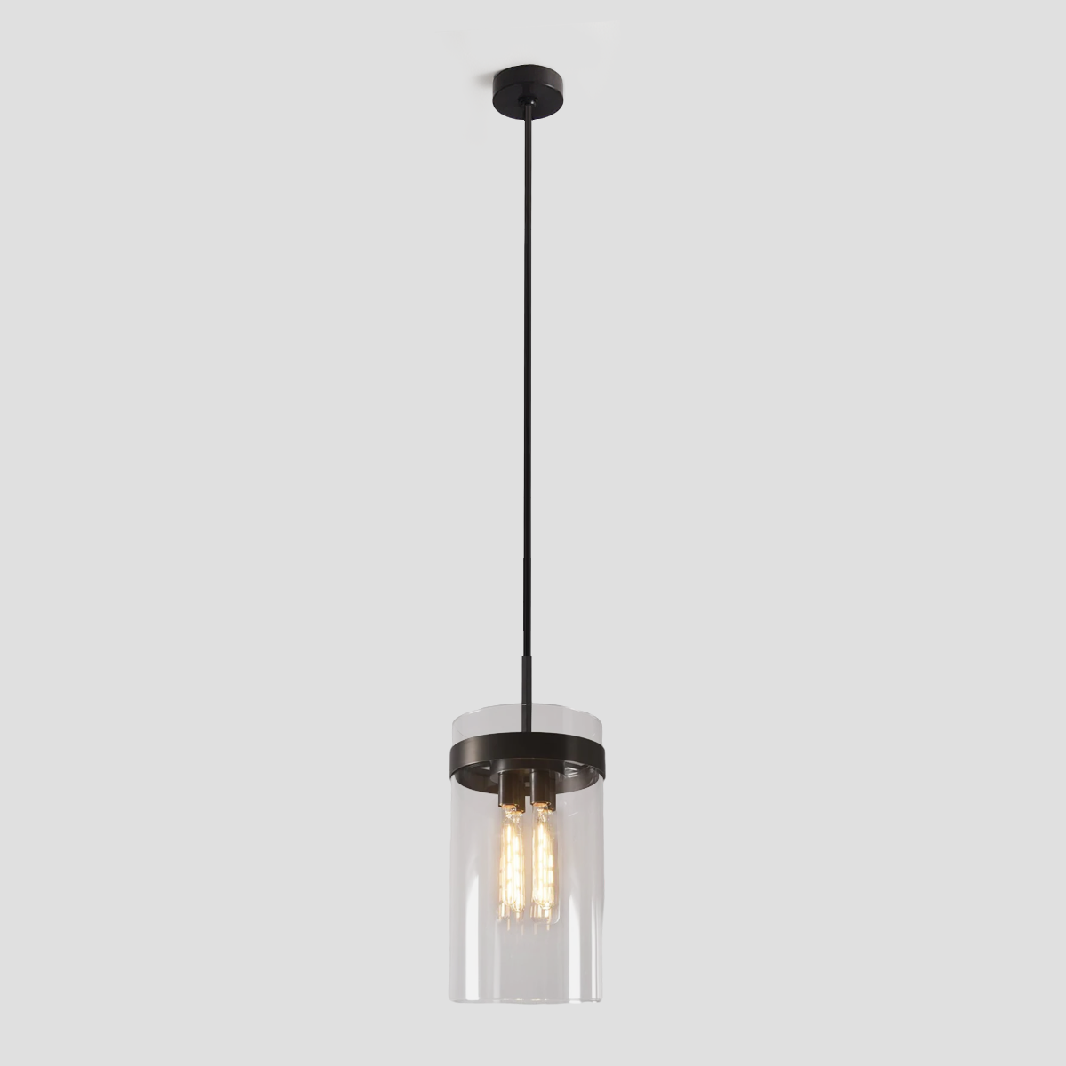 Mecivane Cylindrical Glass Pendant - XYlight