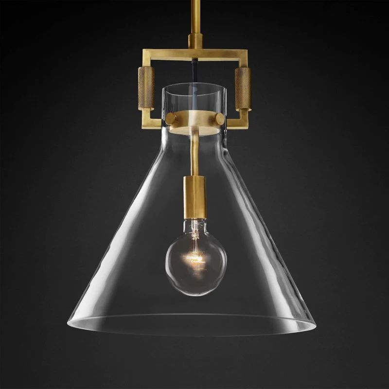 Mecivane Glass Funnel Pendant - XYlight