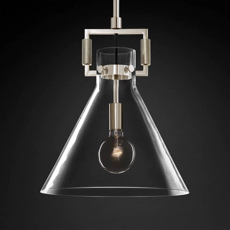 Mecivane Glass Funnel Pendant - XYlight