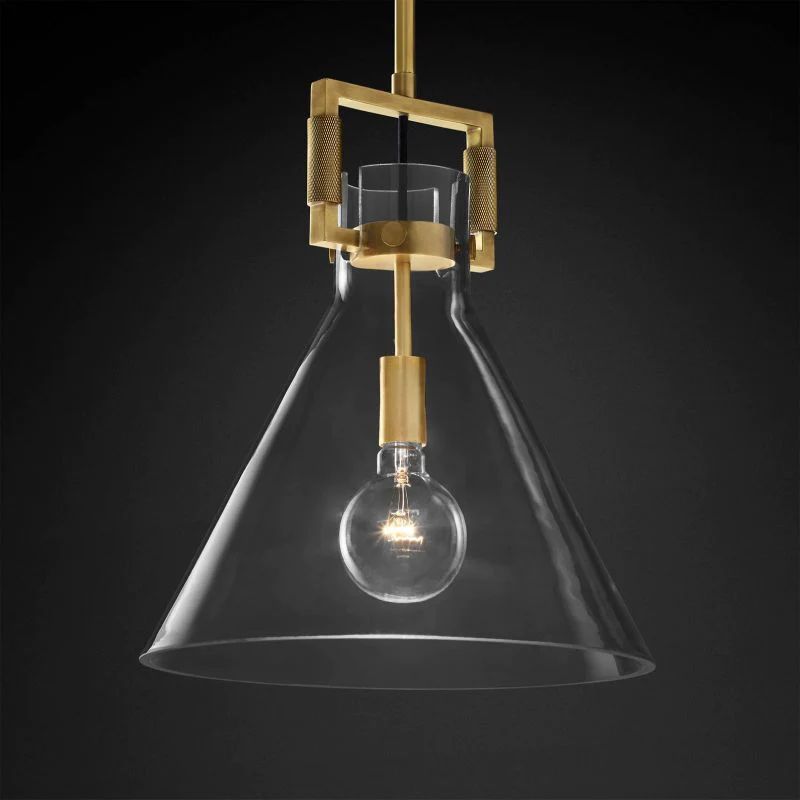 Mecivane Glass Funnel Pendant - XYlight