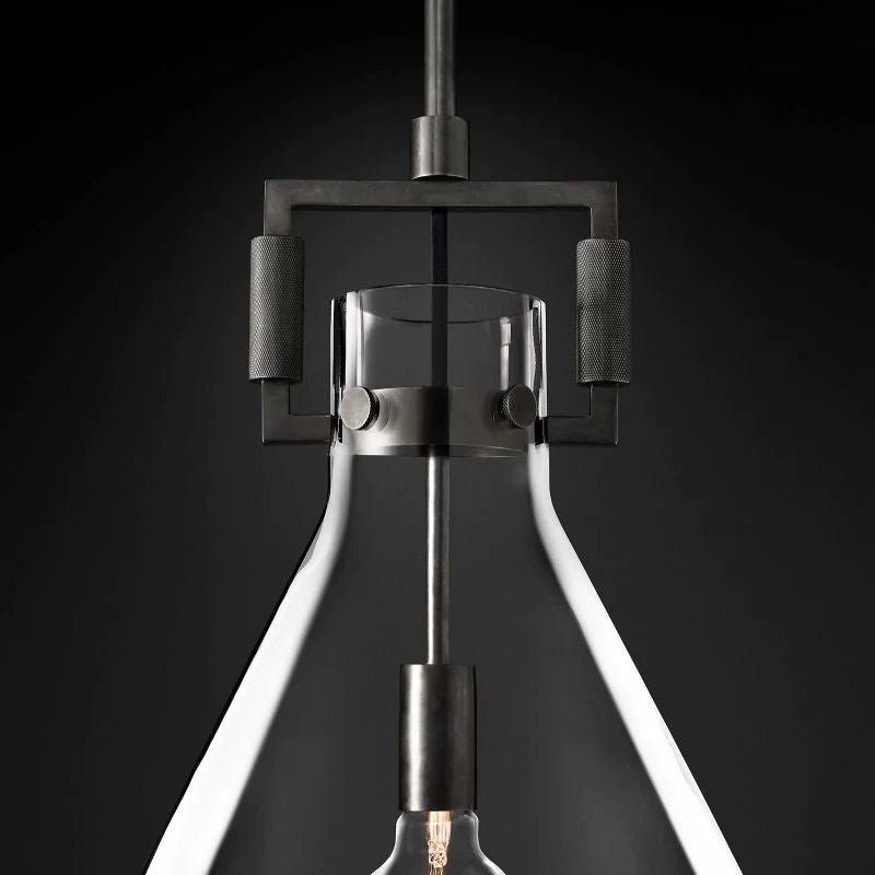 Mecivane Glass Funnel Pendant - XYlight