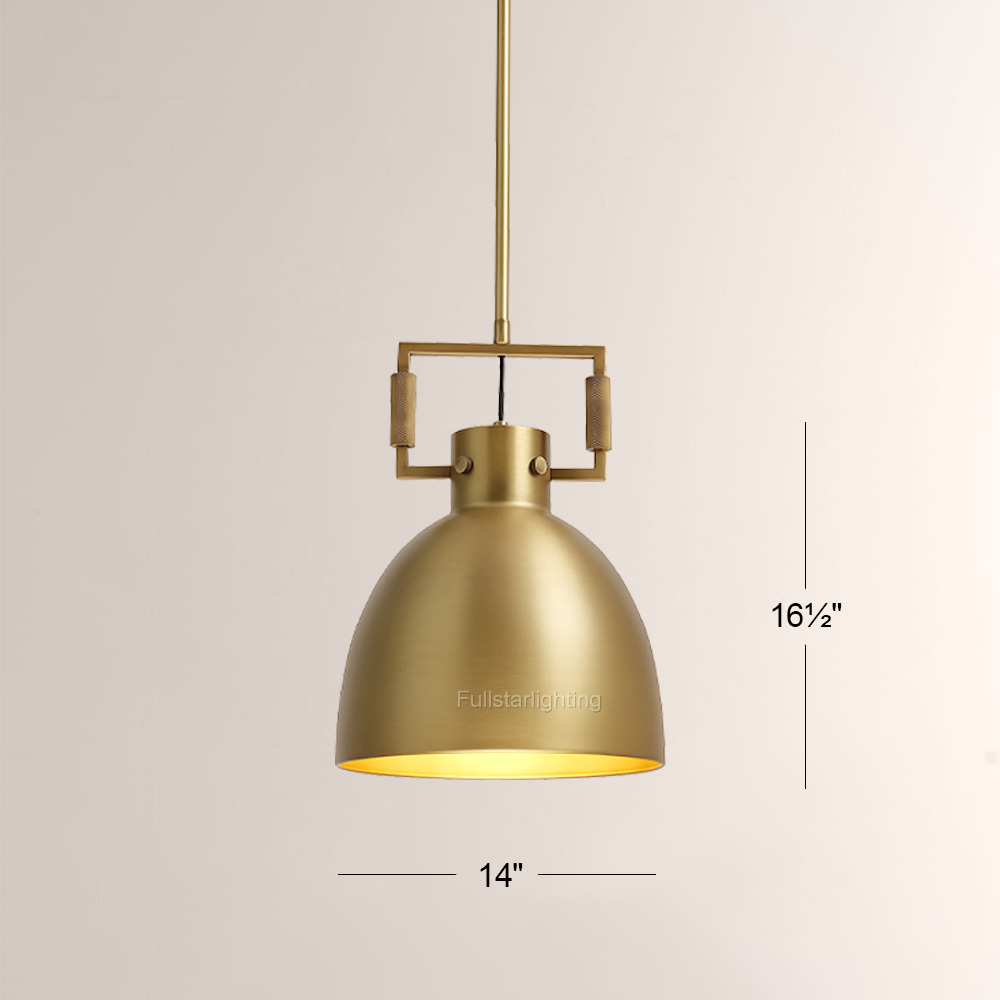 Mecivane Metal Cloche Pendant - XYlight