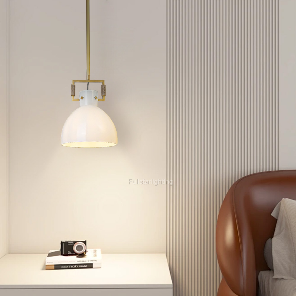 Mecivane Milk Glass Cloche Pendant - XYlight