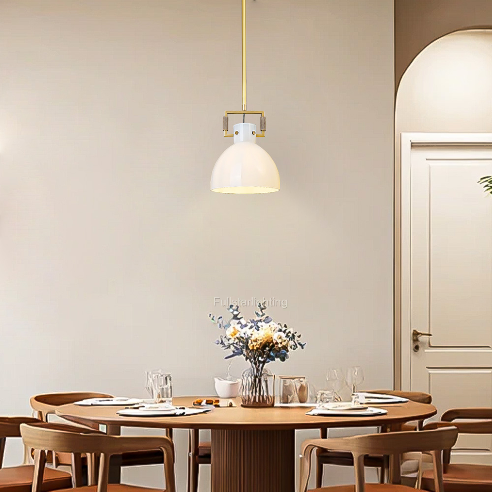 Mecivane Milk Glass Cloche Pendant - XYlight