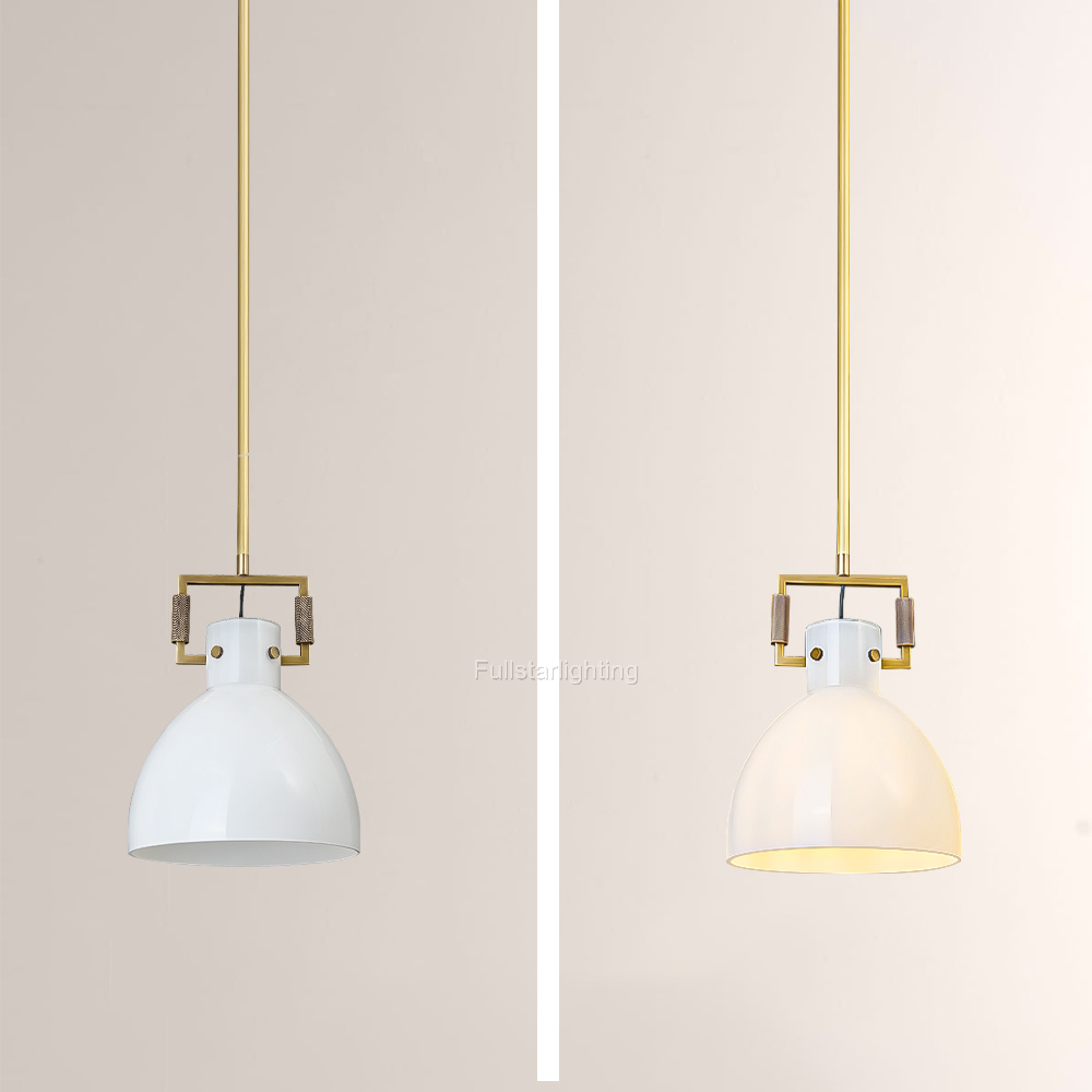 Mecivane Milk Glass Cloche Pendant - XYlight