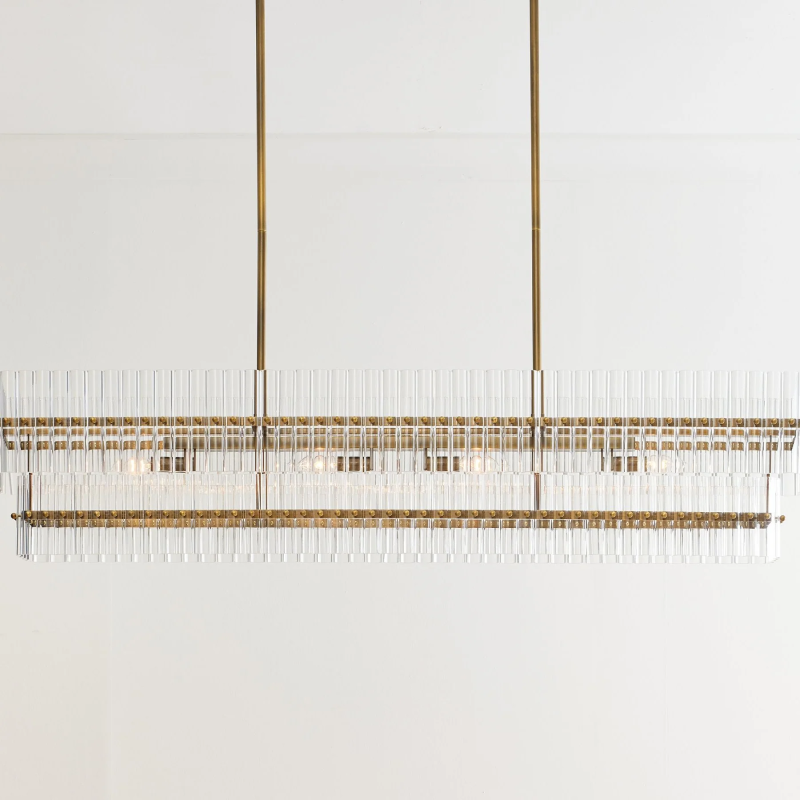 Melruno Crystal Linear Chandelier