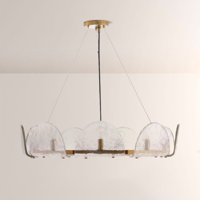 Mendez Glass Round Chandelier