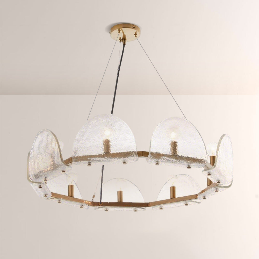 Mendez Glass Round Chandelier - XYlight