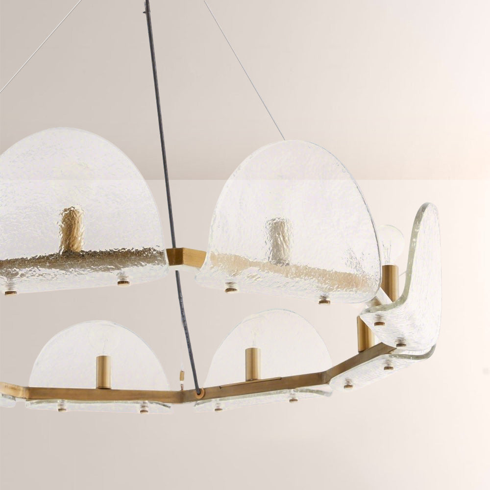 Mendez Glass Round Chandelier - XYlight
