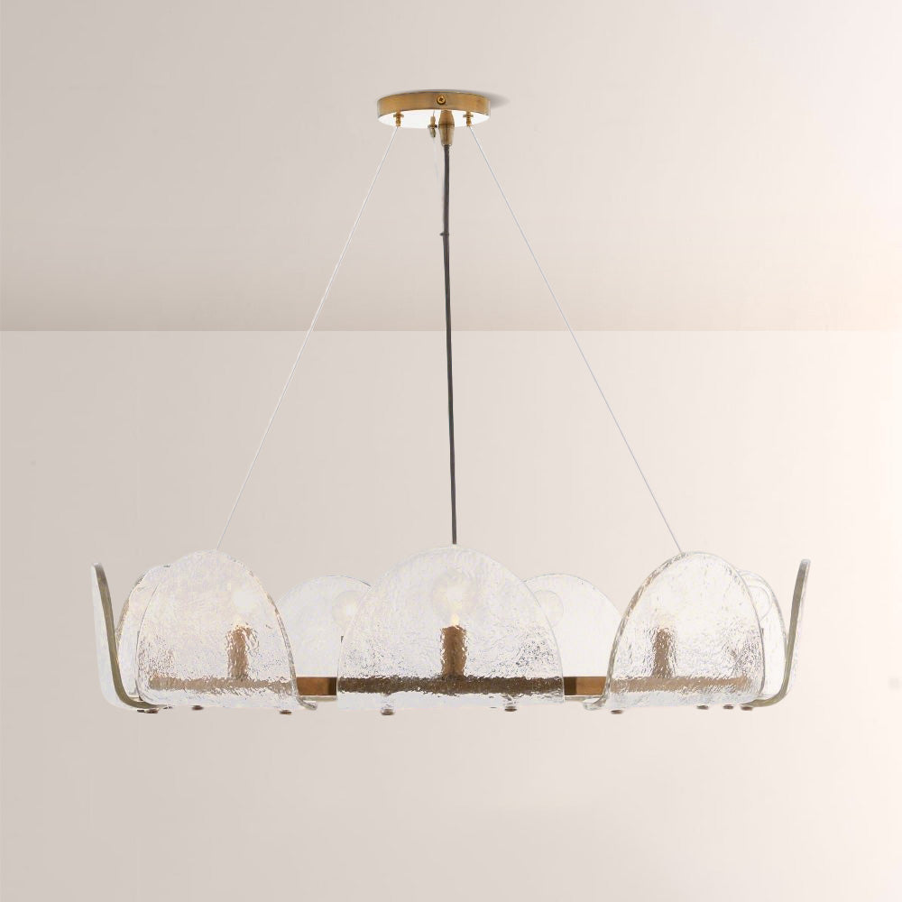 Mendez Glass Round Chandelier - XYlight