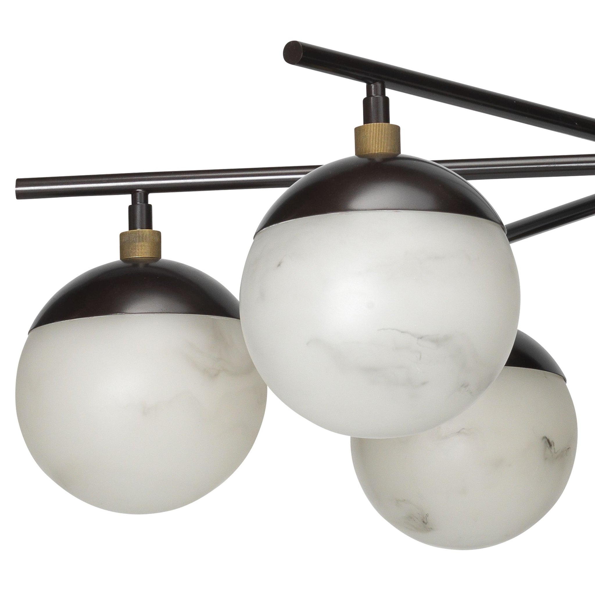 Metro Alabaster 6 Light Chandelier - XYlight