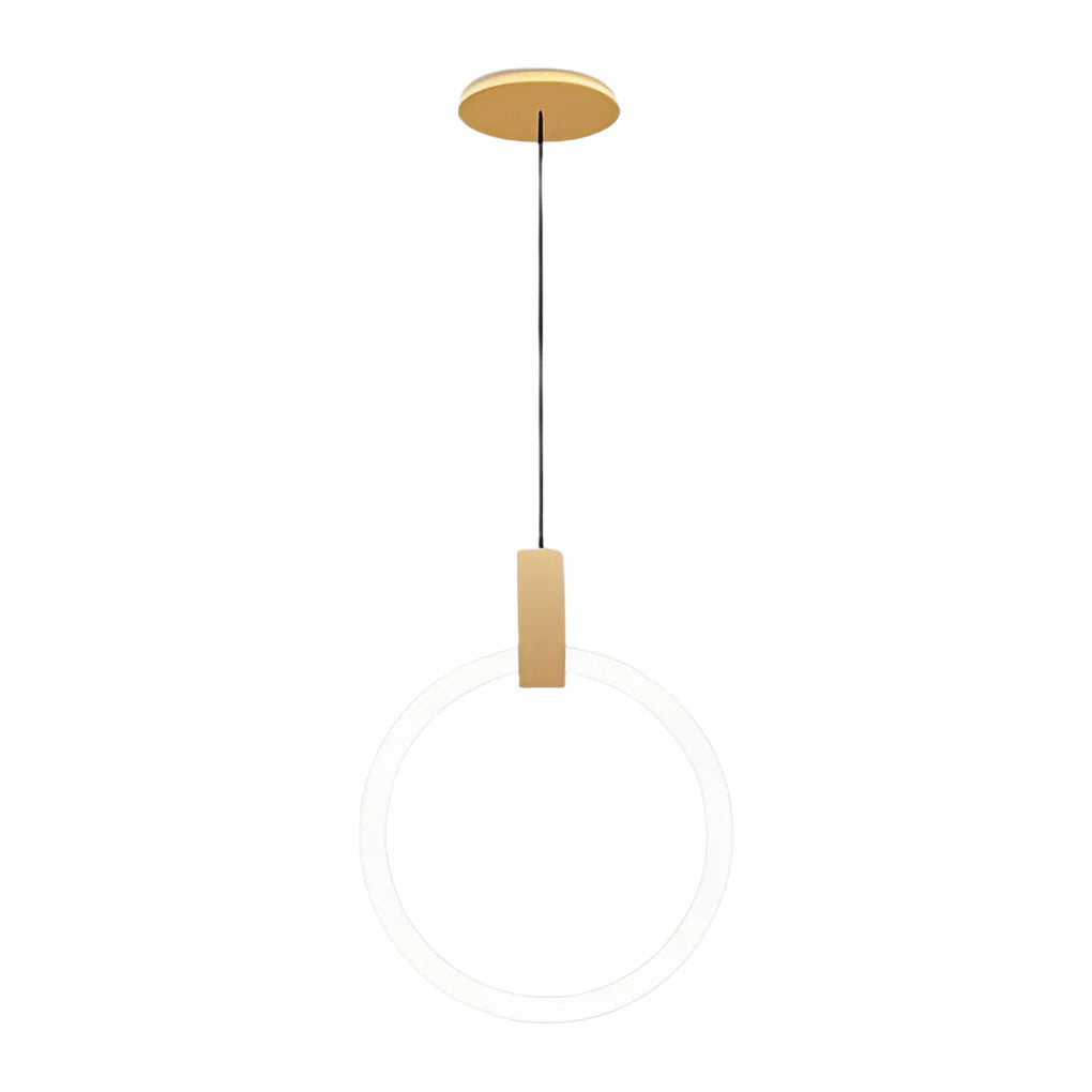 Minimalist Rings Stepless Dimming LED Nordic Duplex Stair Chandelier - XYlight
