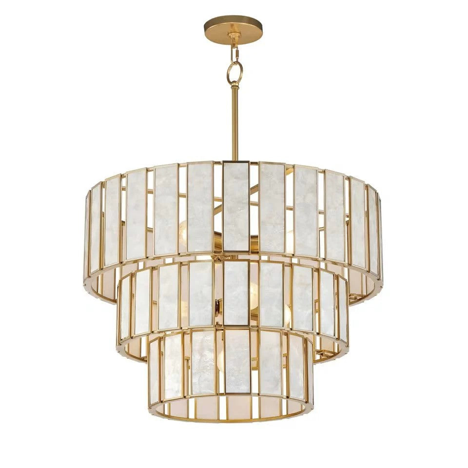 Mirnaia Round 3-Tier Chandelier - XYlight
