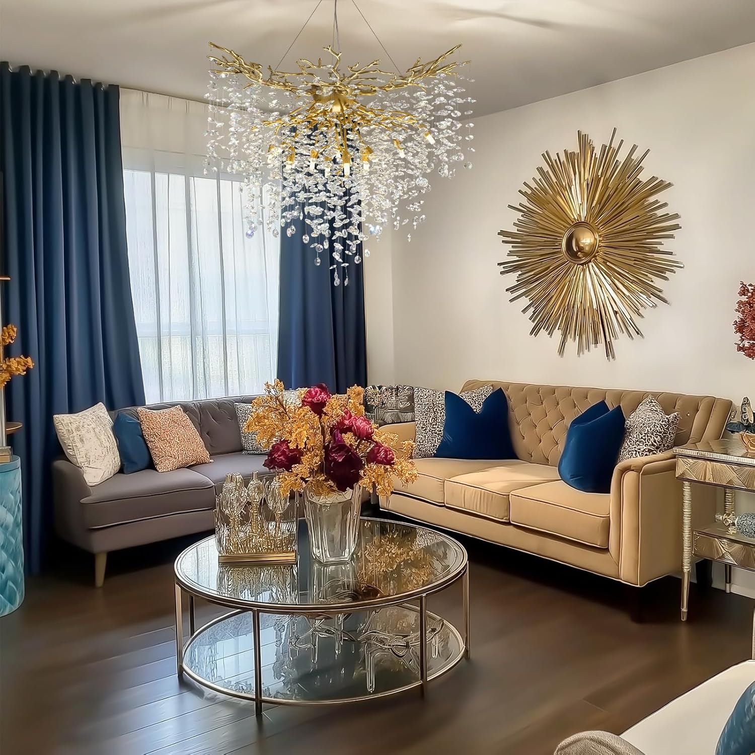 Modern Crystal Chandelier For Dining Room - XYlight