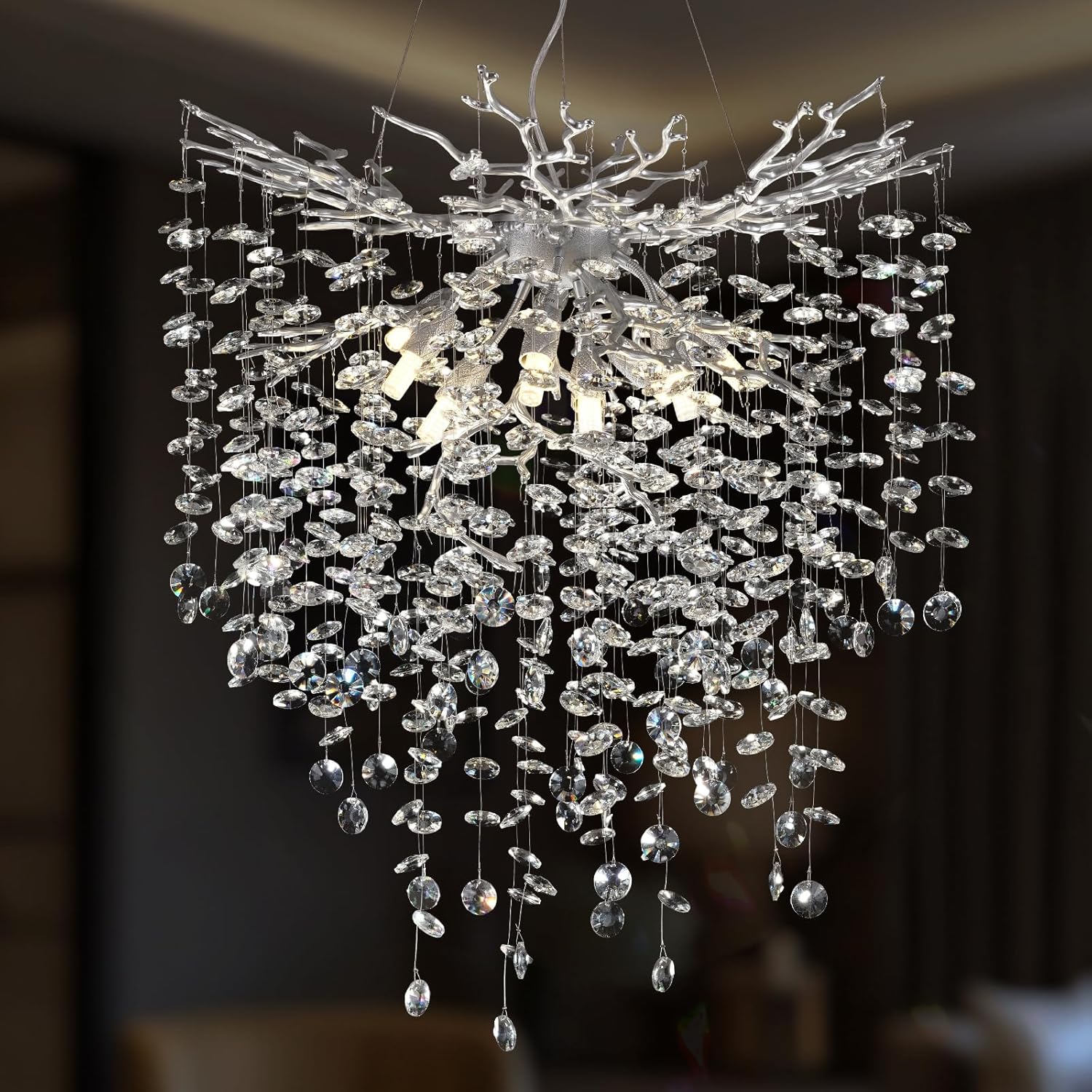 Modern Crystal Chandelier For Dining Room - XYlight