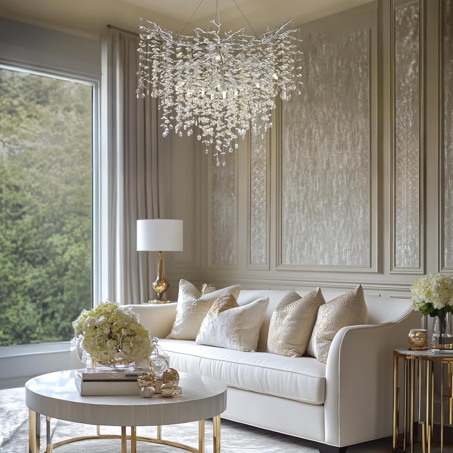 Modern Crystal Chandelier For Dining Room - XYlight