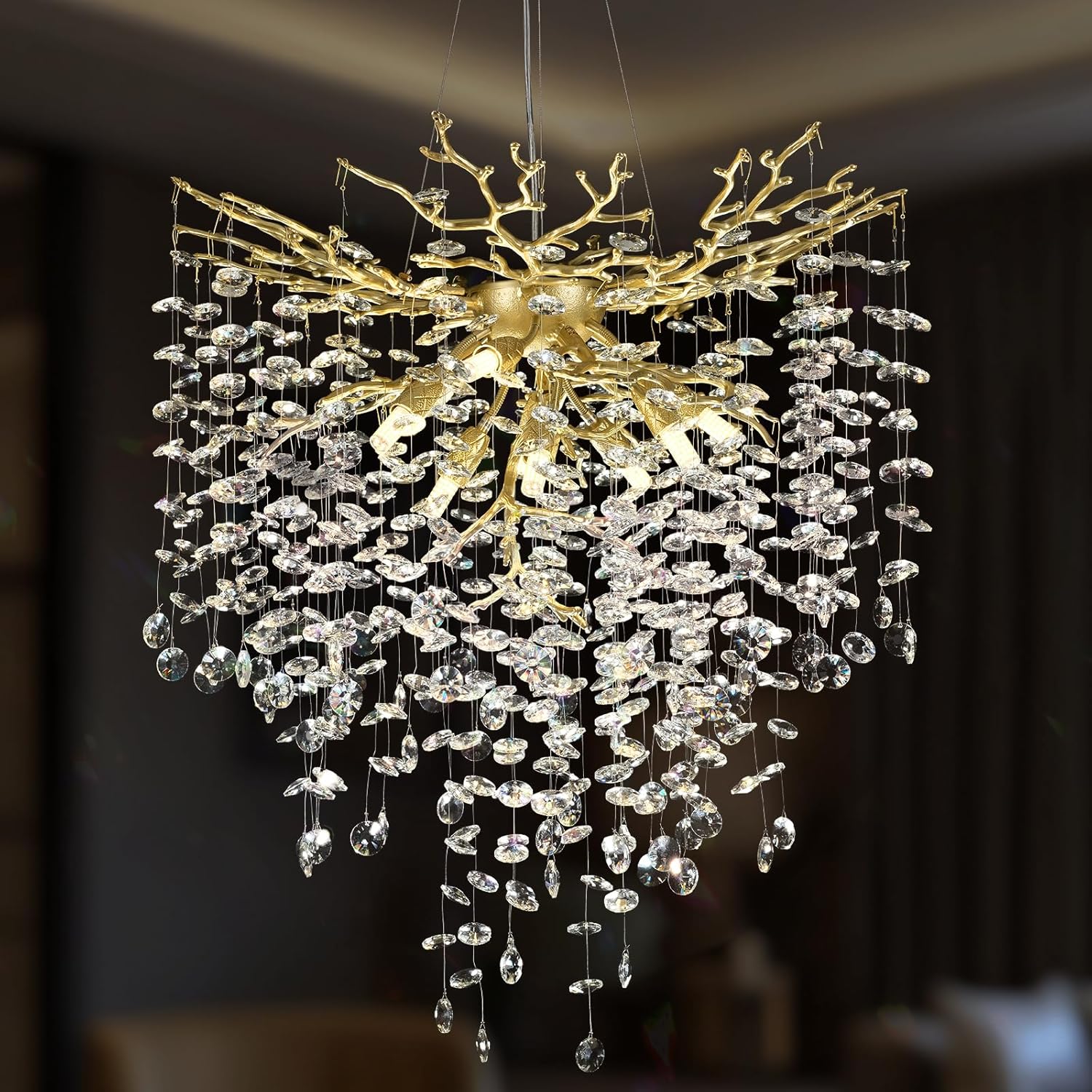 Modern Crystal Chandelier For Dining Room - XYlight