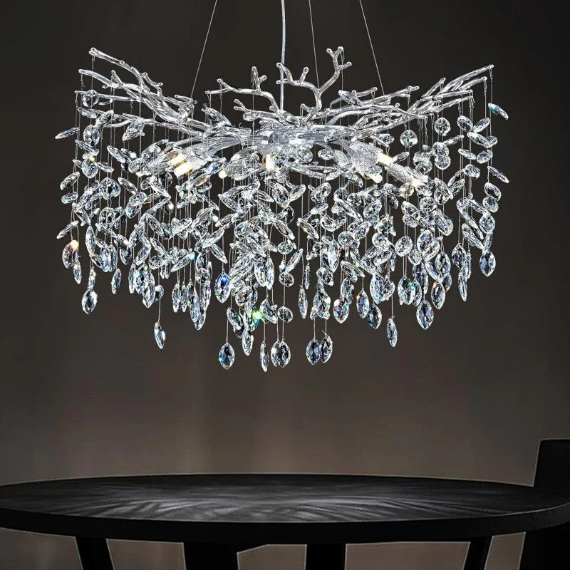 Modern Crystal Tree Branch Chandelier - XYlight