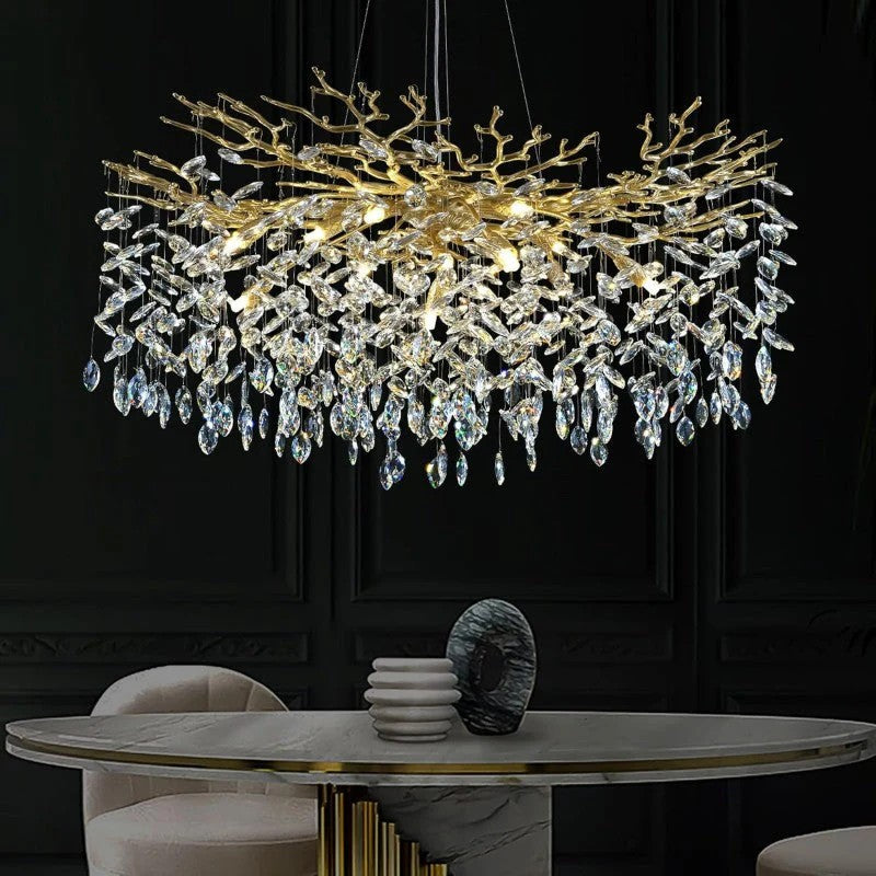 Modern Crystal Tree Branch Chandelier - XYlight