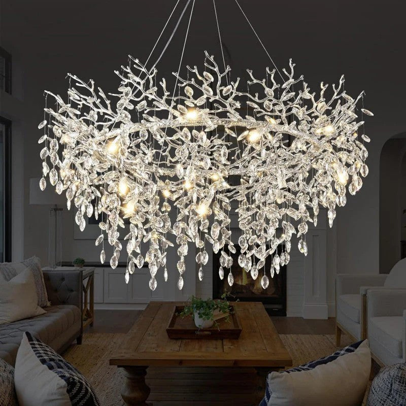 Modern Crystal Tree Branch Chandelier - XYlight