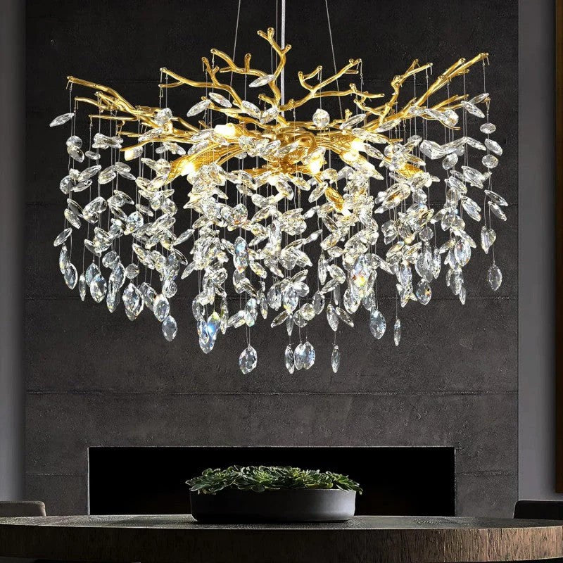 Modern Crystal Tree Branch Chandelier - XYlight